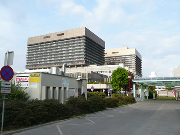 ウィーン医科大学病院。2000床でヨーロッパ最大規模。