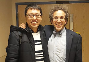 Lew C. Schon先生(右)と筆者