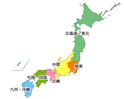 日本地図